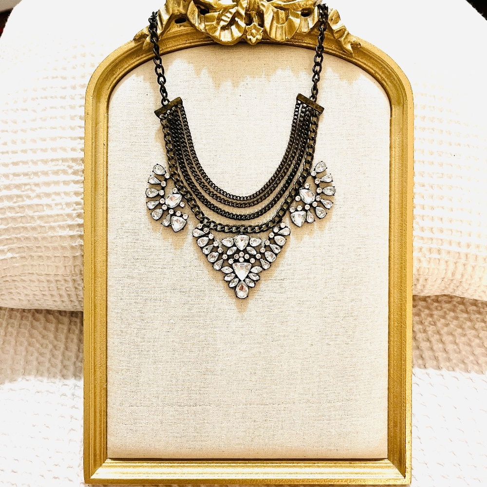 Vintage Bib Chunky Statement Necklace